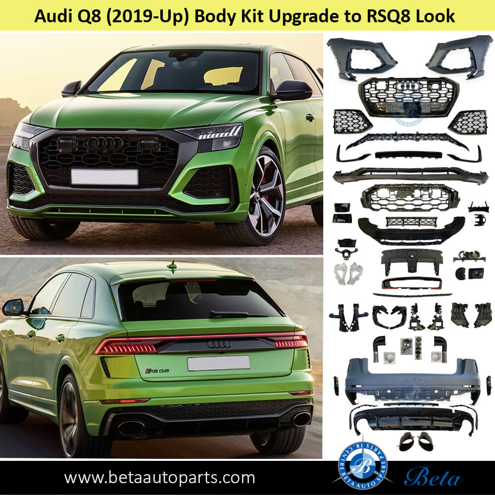 Body Kit Upgrade to RSQ8 Look for Audi Q8 2019-Up models Body Kit Upgrade to RSQ8 Look for Audi Q8 2019-Up models